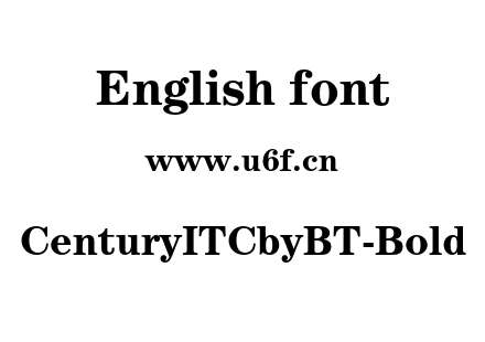 CenturyITCbyBT-Bold.otf下载