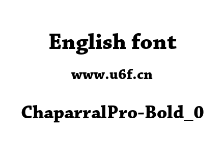 ChaparralPro-Bold_0.otf下载