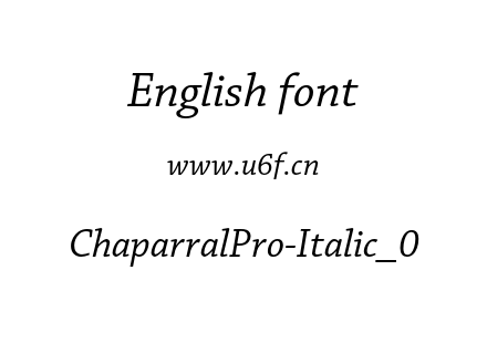 ChaparralPro-Italic_0.otf下载