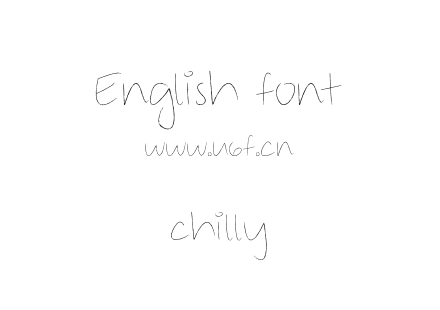 字体-chilly.otf下载
