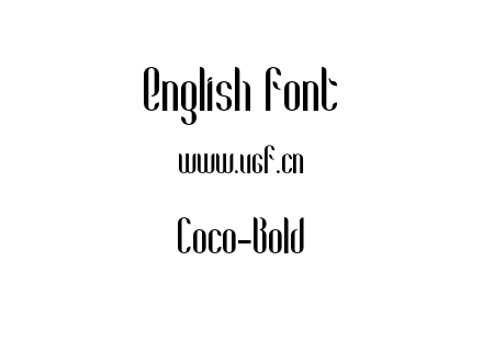 Coco-Bold.otf下载