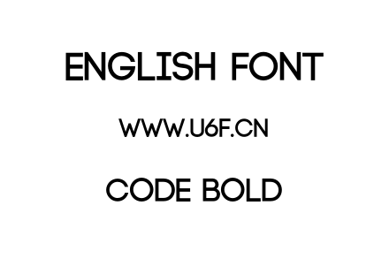 CODE Bold.otf下载