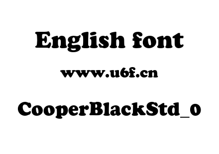 CooperBlackStd_0.otf下载