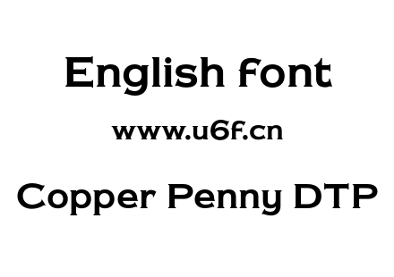 Copper Penny DTP.otf下载