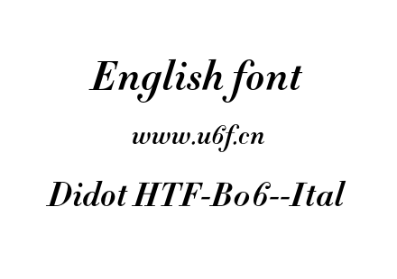 Didot HTF-B06--Ital.otf下载