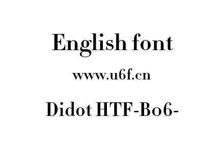 Didot HTF-B06-.otf下载