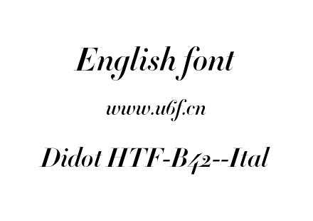 Didot HTF-B42--Ital.otf下载