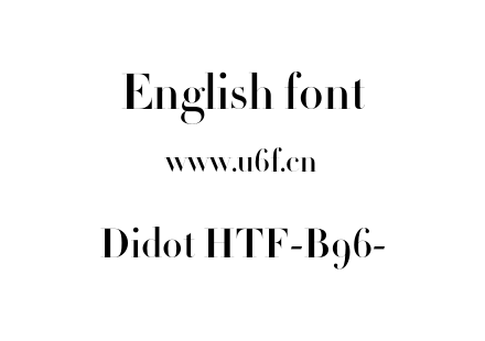 Didot HTF-B96-.otf下载