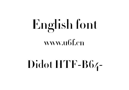 Didot HTF-B64-.otf下载
