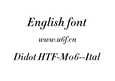 Didot HTF-M06--Ital.otf下载