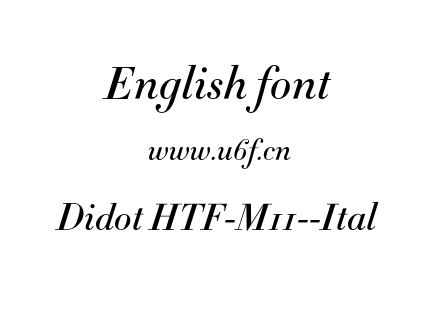 Didot HTF-M11--Ital.otf下载