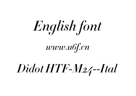 Didot HTF-M24--Ital.otf下载