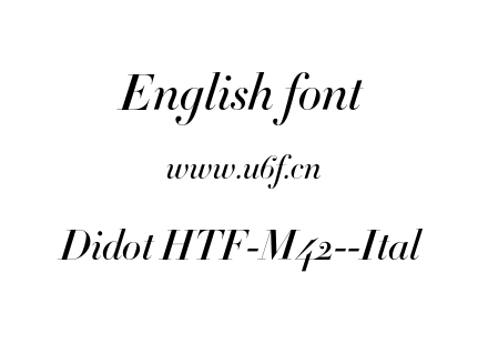 Didot HTF-M42--Ital.otf