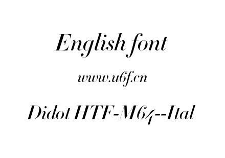 Didot HTF-M64--Ital.otf下载