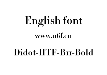 Didot-HTF-B11-Bold.otf下载