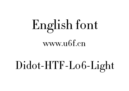 Didot-HTF-L06-Light.otf下载