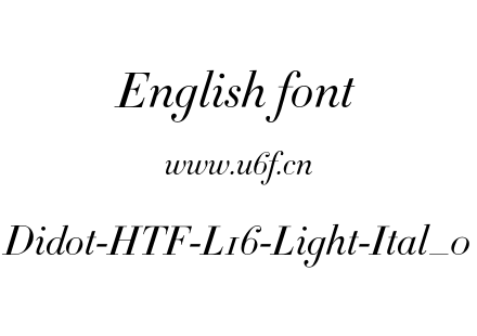 Didot-HTF-L16-Light-Ital_0.otf下载