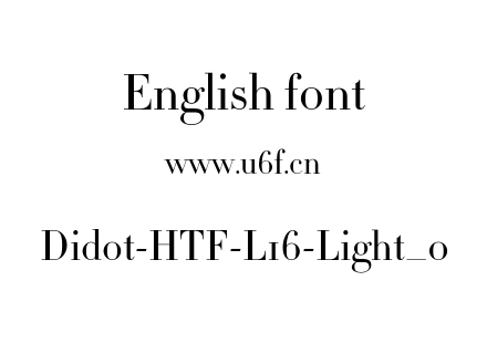 Didot-HTF-L16-Light_0.otf下载