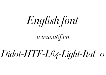 Didot-HTF-L64-Light-Ital_0.otf下载