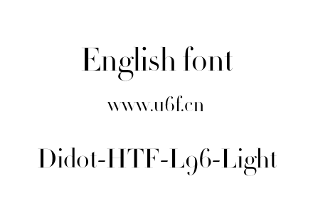Didot-HTF-L96-Light.otf下载