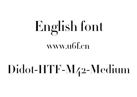 Didot-HTF-M42-Medium.otf下载
