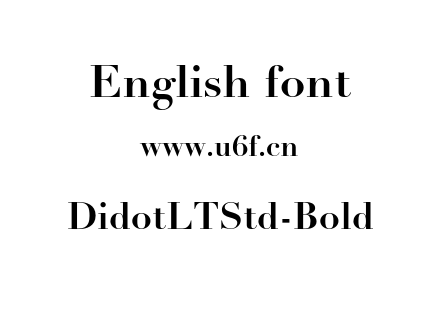 DidotLTStd-Bold.otf下载