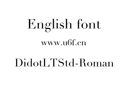 DidotLTStd-Roman.otf下载