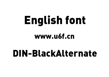 DIN-BlackAlternate.otf下载