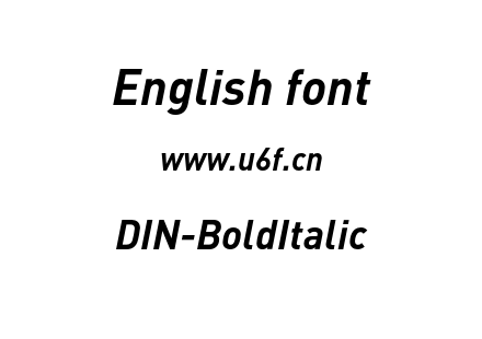 DIN-BoldItalic.otf下载