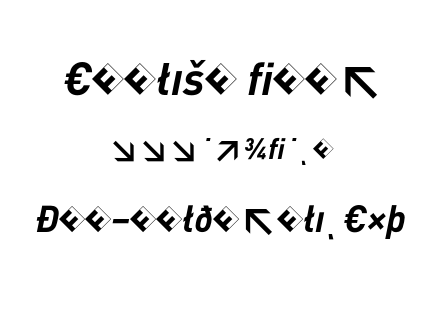 DIN-BoldItalicExp.otf下载