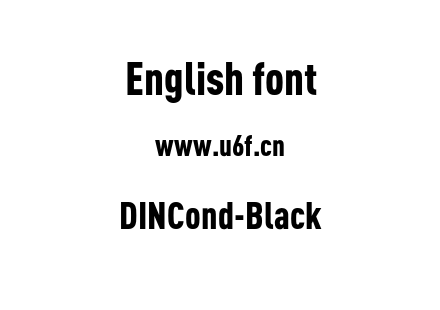 DINCond-Black.otf下载