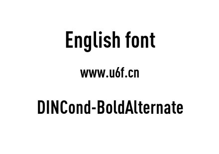 DINCond-BoldAlternate.otf下载