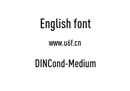 DINCond-Medium.otf下载
