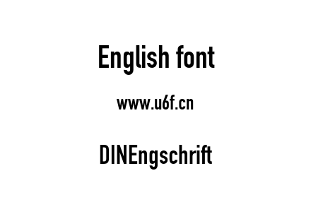DINEngschrift.otf下载