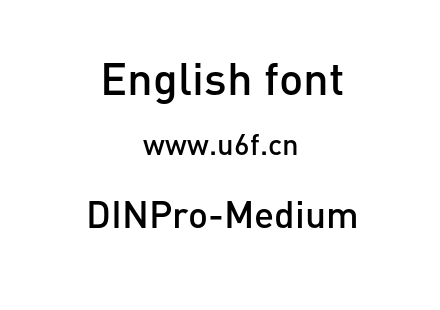 DINPro-Medium.otf下载