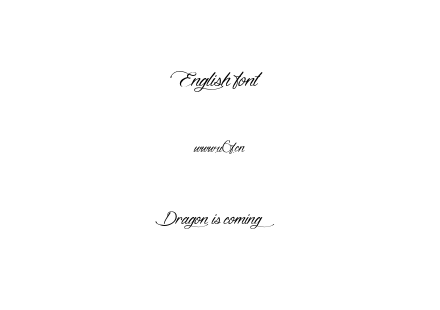 字体-Dragon is coming.otf下载