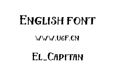 El_Capitan.otf下载