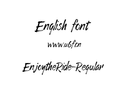 EnjoytheRide-Regular.otf下载