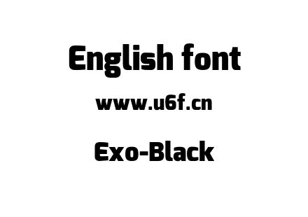 Exo-Black.otf下载