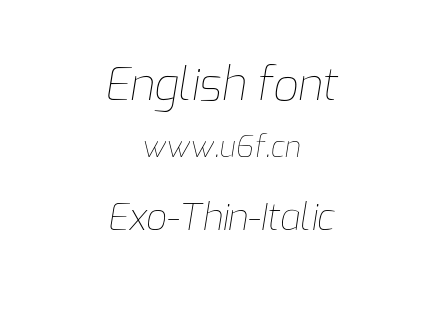 Exo-Thin-Italic.otf下载