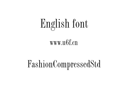 FashionCompressedStd.otf下载