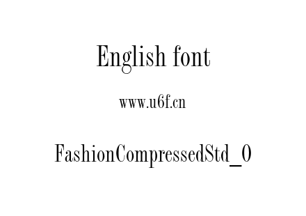 FashionCompressedStd_0.otf下载