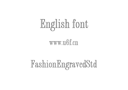 FashionEngravedStd.otf下载