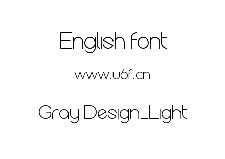 Gray Design_Light.otf下载