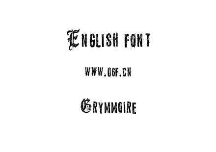Grymmoire.otf下载