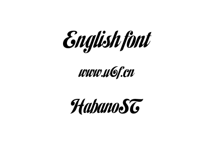 字体-HabanoST.otf下载