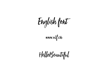 HelloBeautiful.otf下载