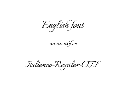 字体-Italianno-Regular-OTF.otf下载