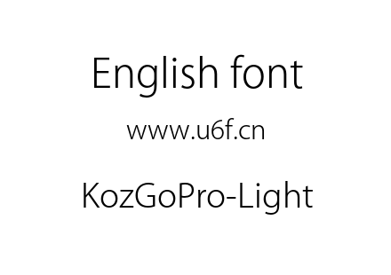 KozGoPro-Light.otf