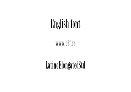 LatinoElongatedStd.otf下载